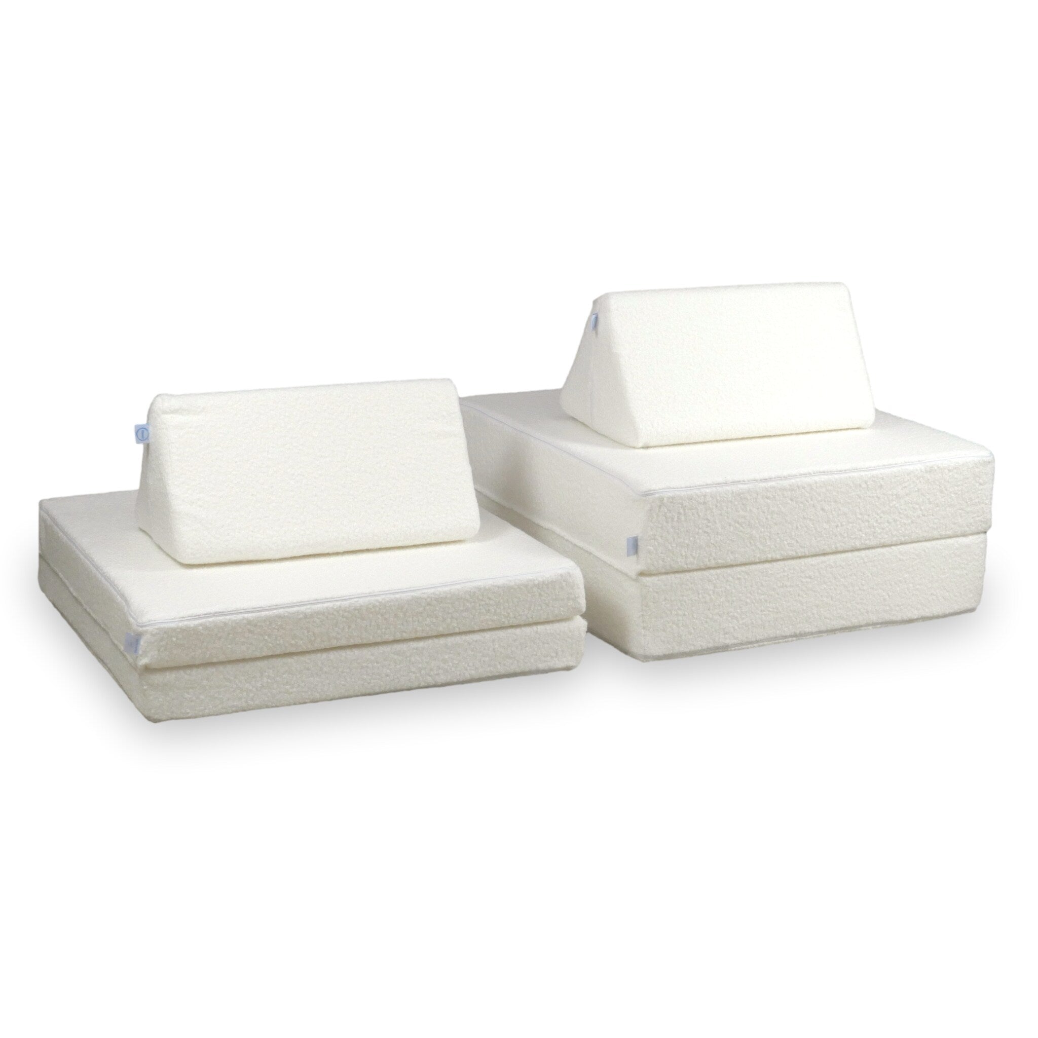 Sofa do zabawy Montessori Premium Boucle Biały