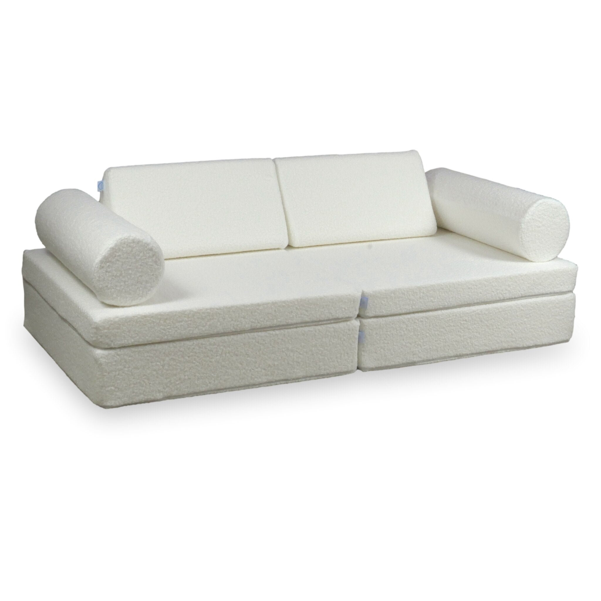 Sofa do zabawy Montessori Premium Boucle Biały