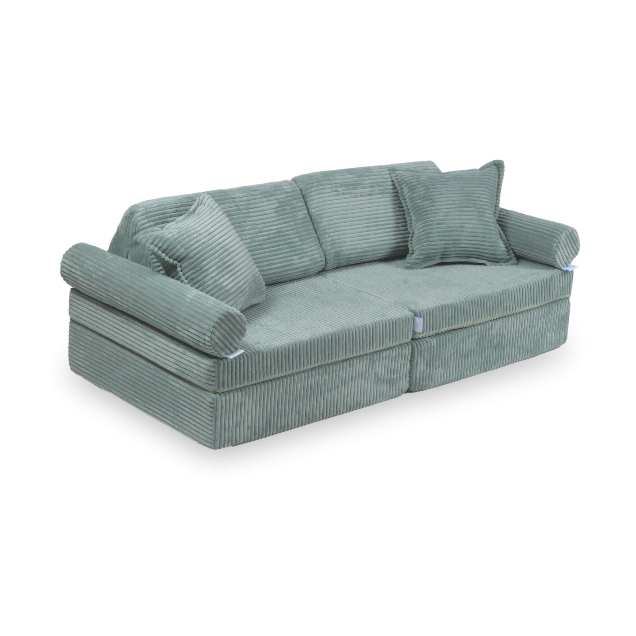 Mini Sofa do zabawy Montessori Comfort Sztruks