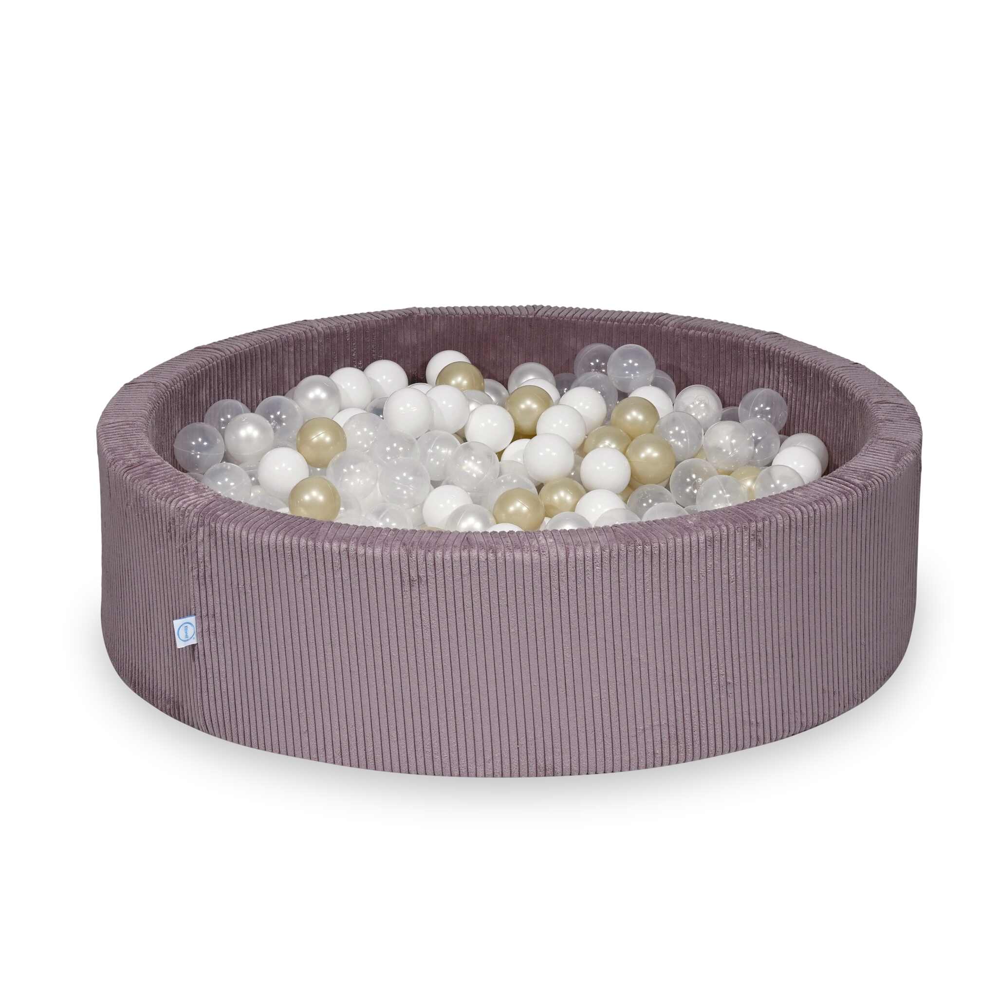 Ball pit with balls 110 × 30 cm corduroy with 400 balls