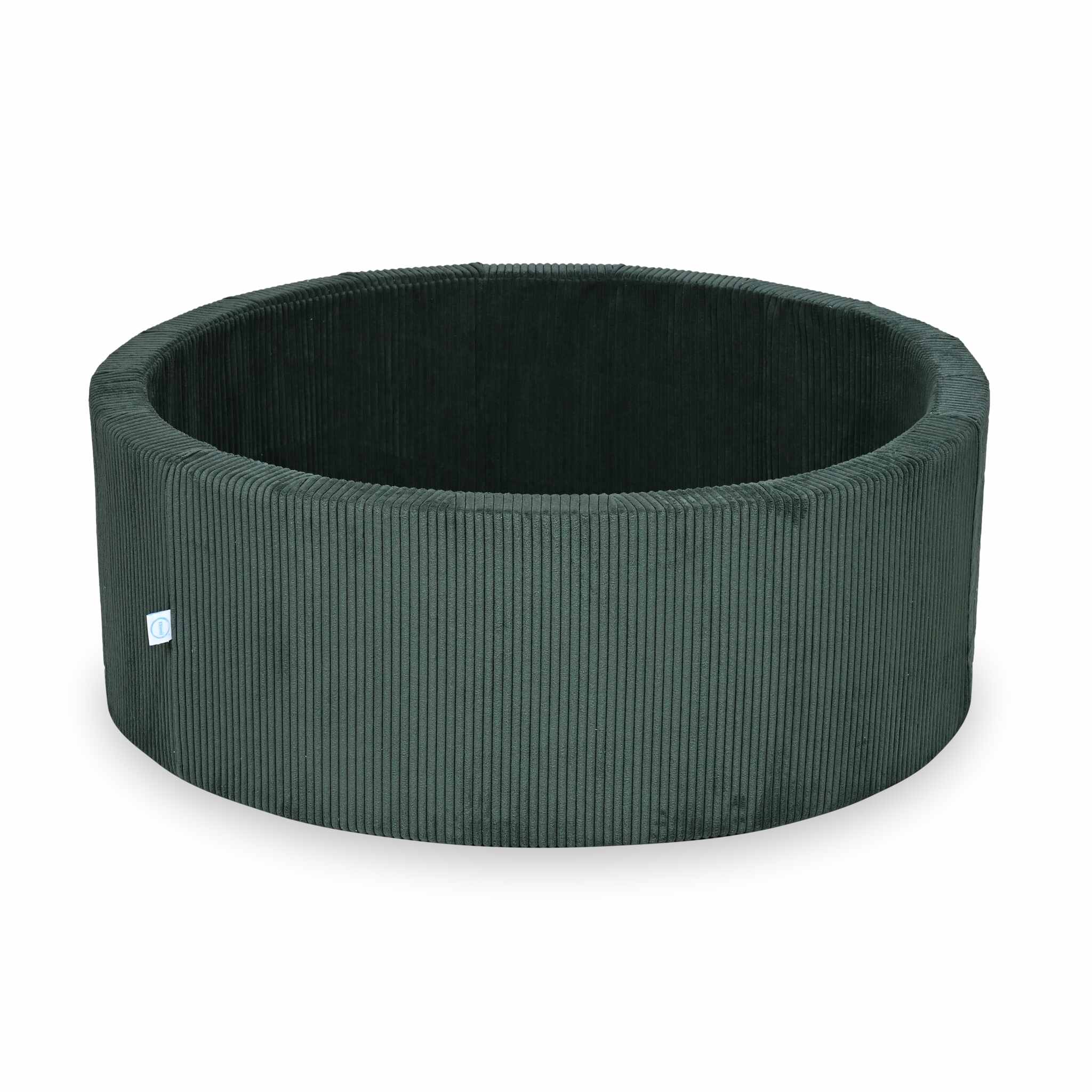 Ball pit corduroy green without balls