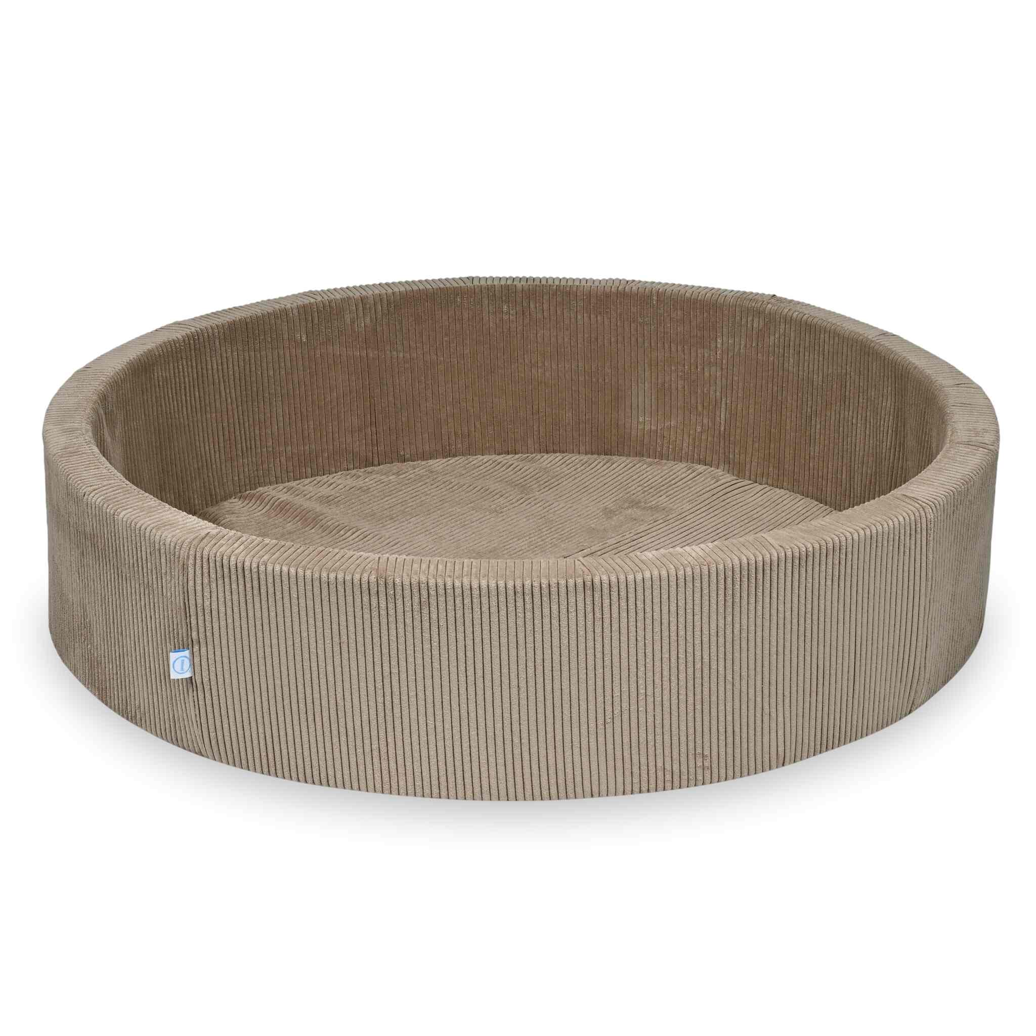 Ball pit corduroy toffee without balls