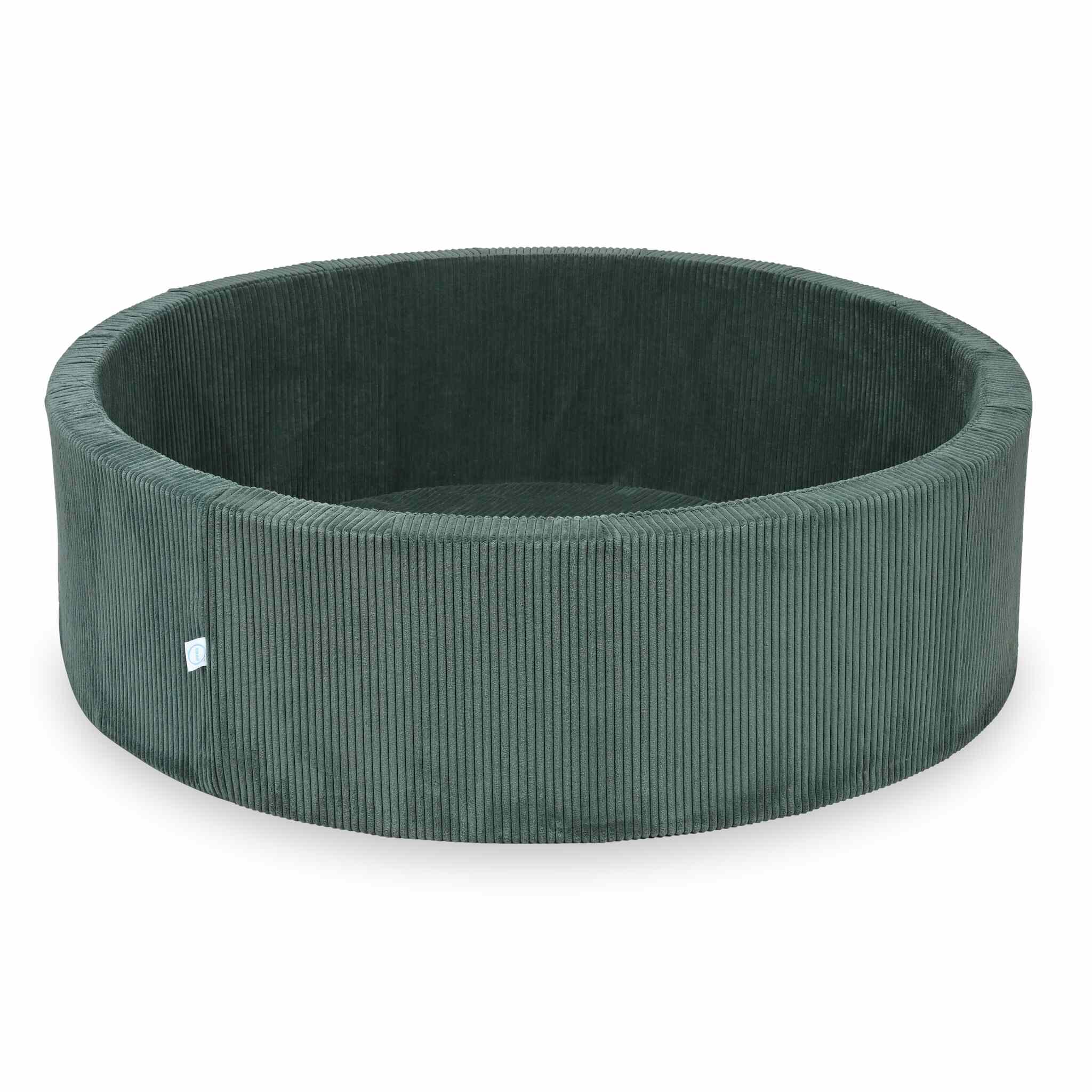 Ball pit corduroy green without balls