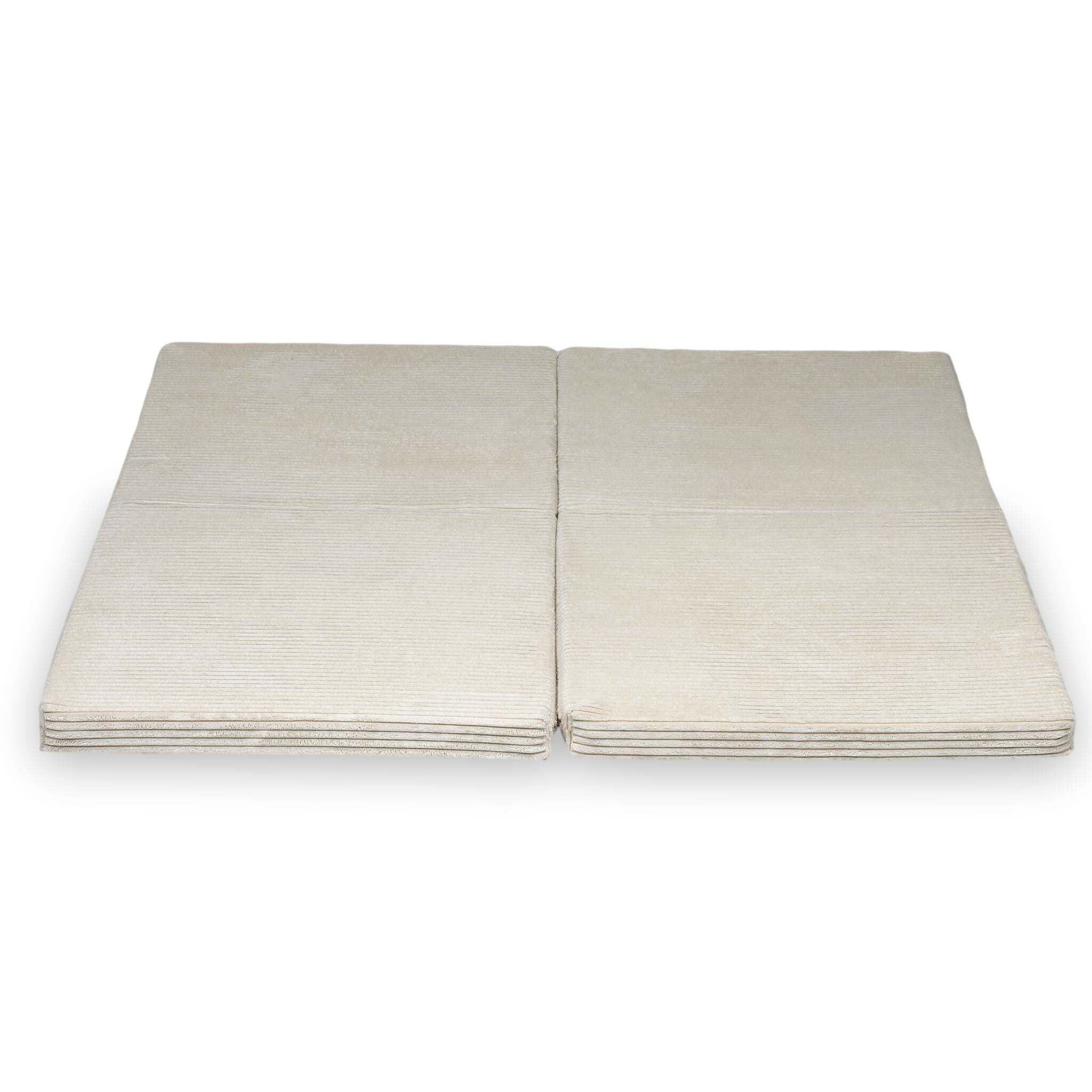 Mimii Baby-Spielmatte, quadratisch und faltbar, 120 × 120 cm, aus Cord