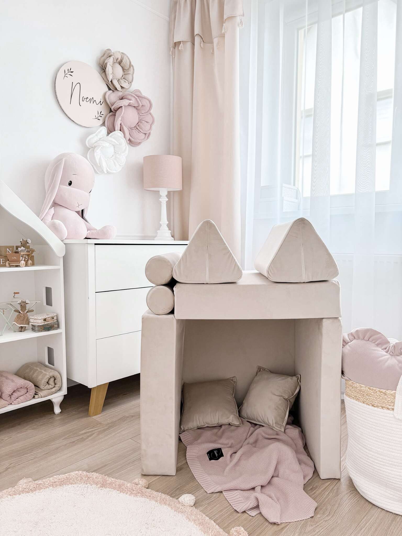 Mini Montessori Play Sofa Comfort velvet