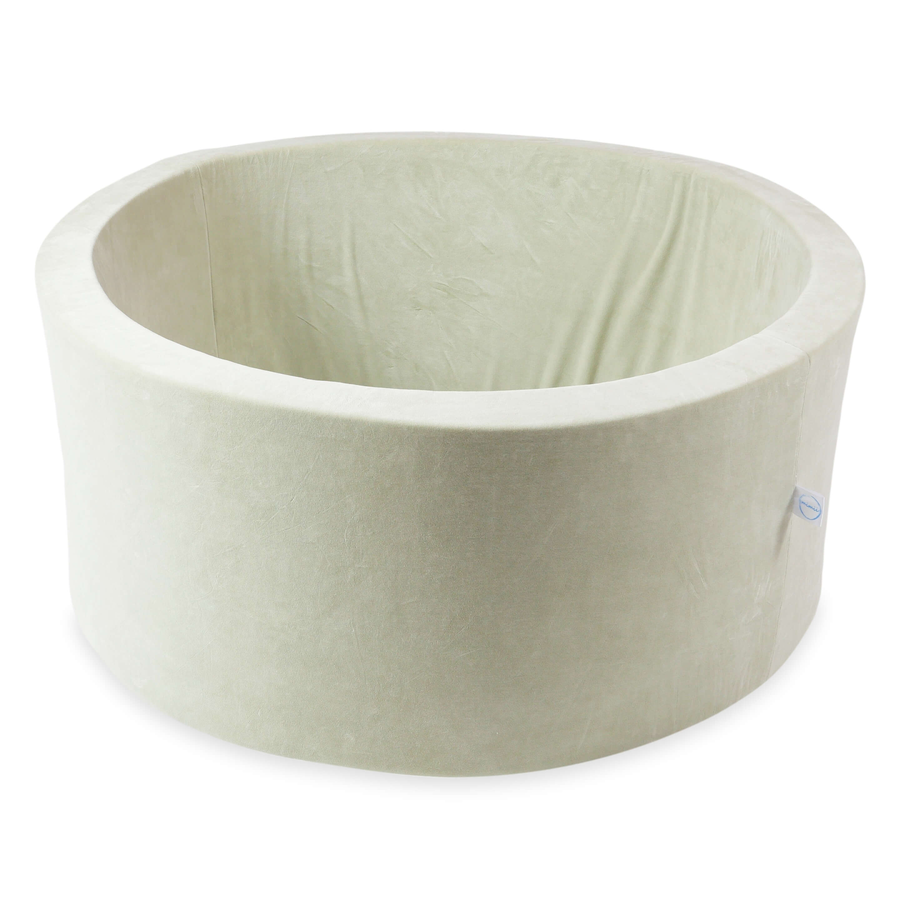 Suchy basen Velvet Soft pistacjowy 90x40 cm bez piłek