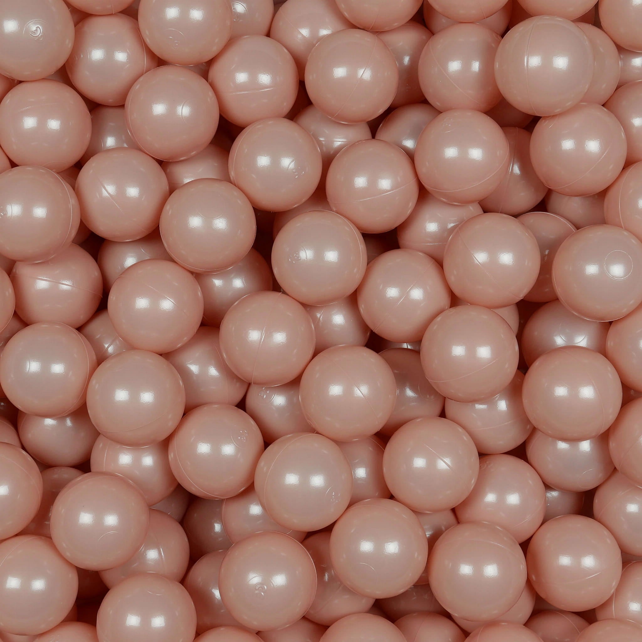 Ball pit balls Ø 7 cm – 50 pcs. – Pink gold