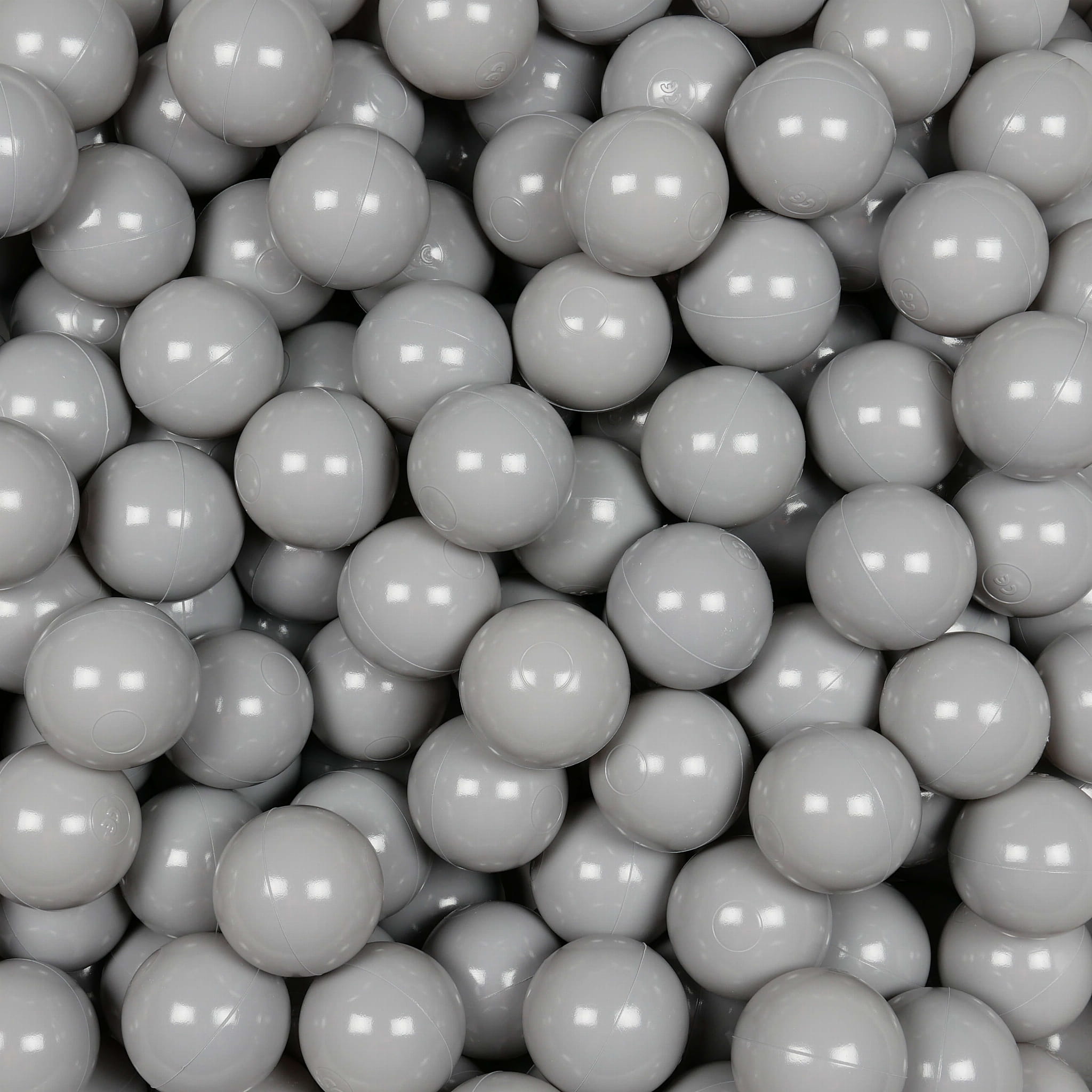 Piłeczki do suchego basenu Ø 7 cm – 150 szt. – szare