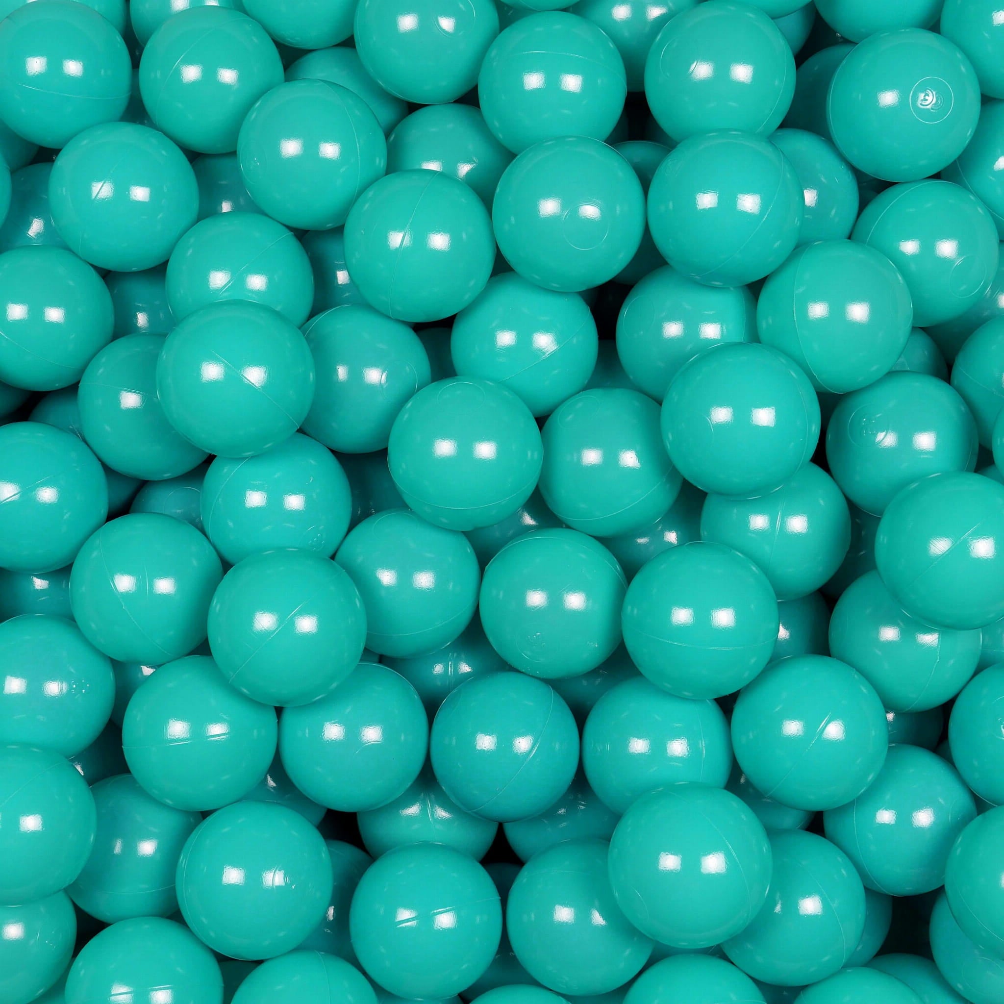 Piłeczki do suchego basenu Ø 7 cm – 400 szt. – turkusowe