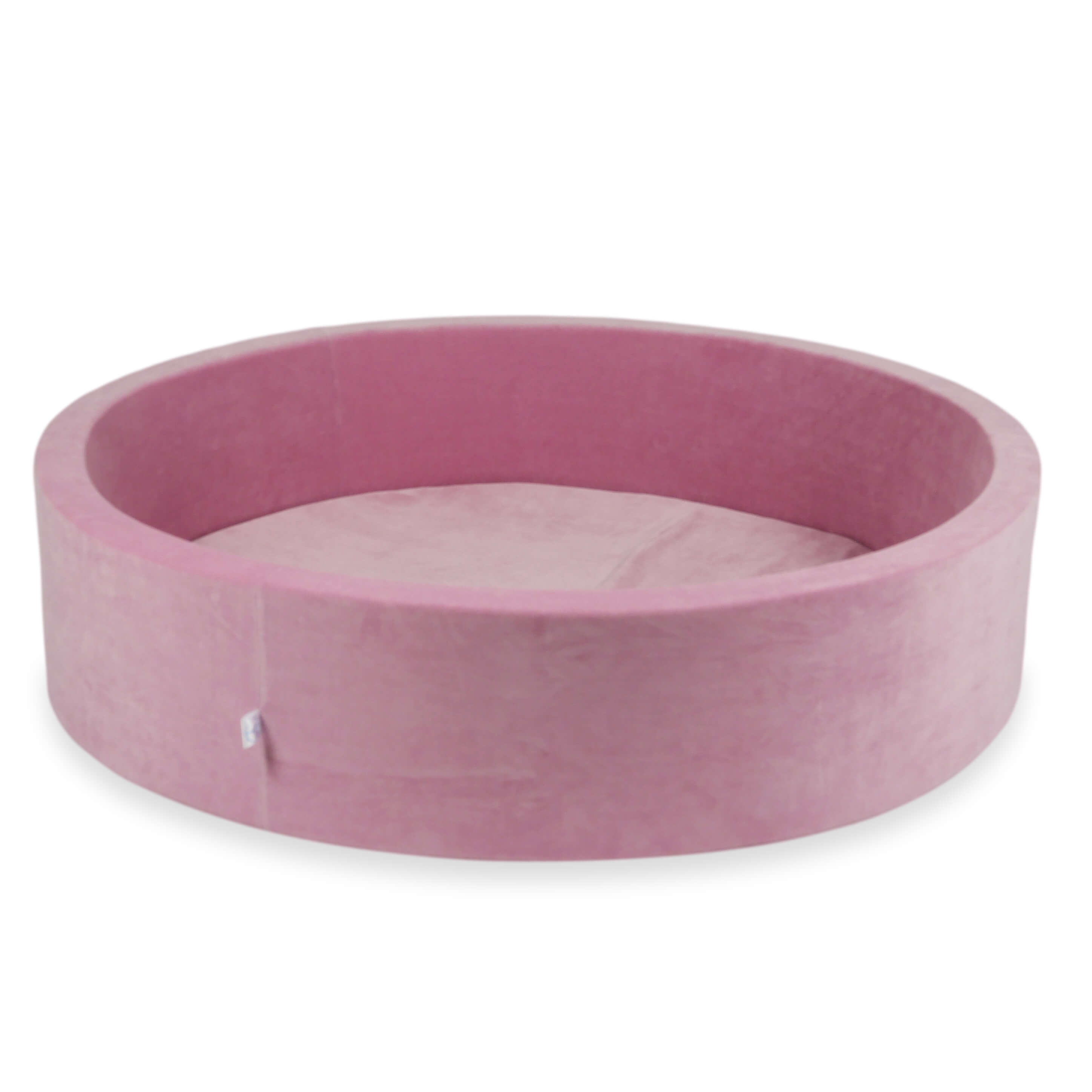 Suchy basen Velvet Soft różowy 130x30 cm bez piłek
